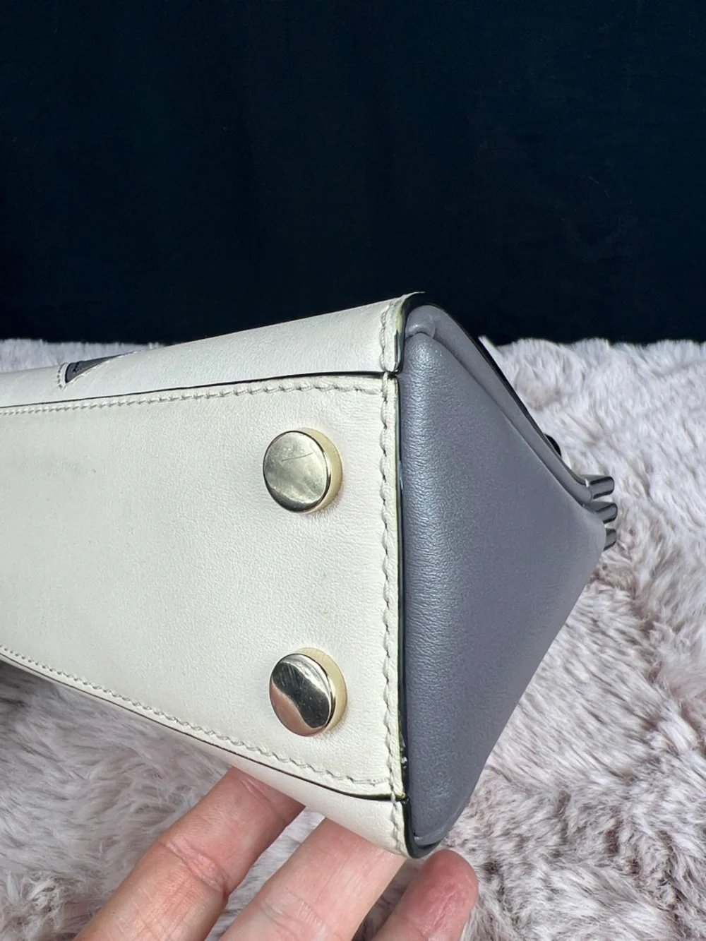 MICHAEL KORS Collection Gramercy Small Chevron Satchel - Main Line Luxury - Picture 10 of 15